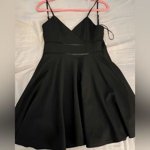 Francesca’s Black Skater Dress